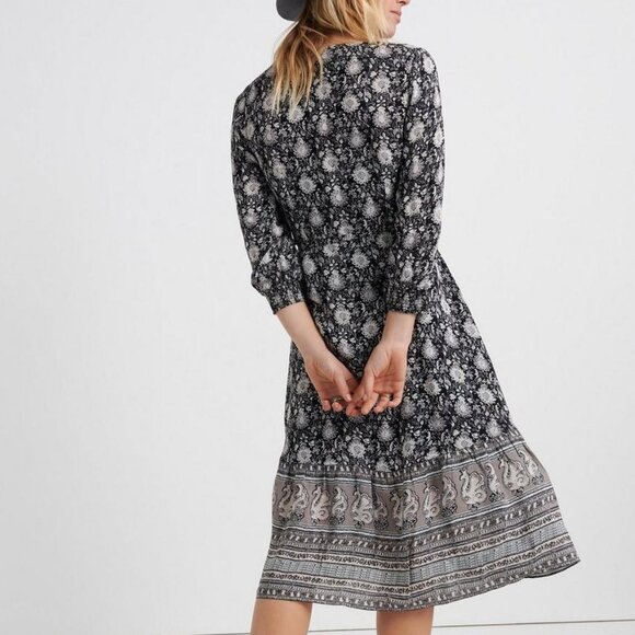 LUCKY BRAND - Wrap Dress - Boho Chic & Flattering Fit | Midi - Picture 3 of 10